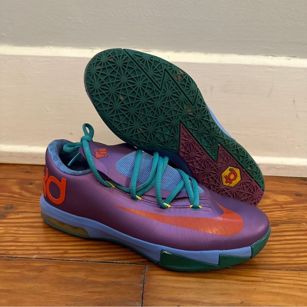 Nike KD 6 GS Rugrats 2013 Size 6.5Y Used 599477-500